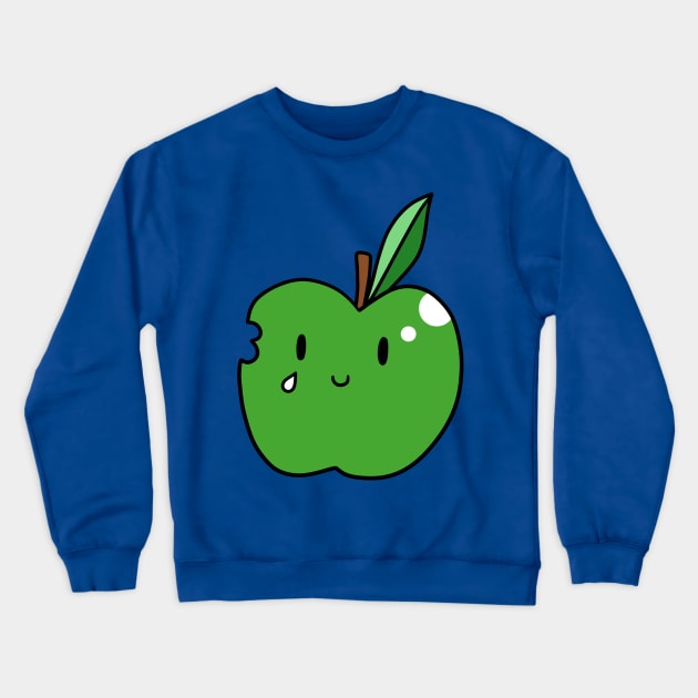 Green Apple Crying Crewneck Sweatshirt by saradaboru